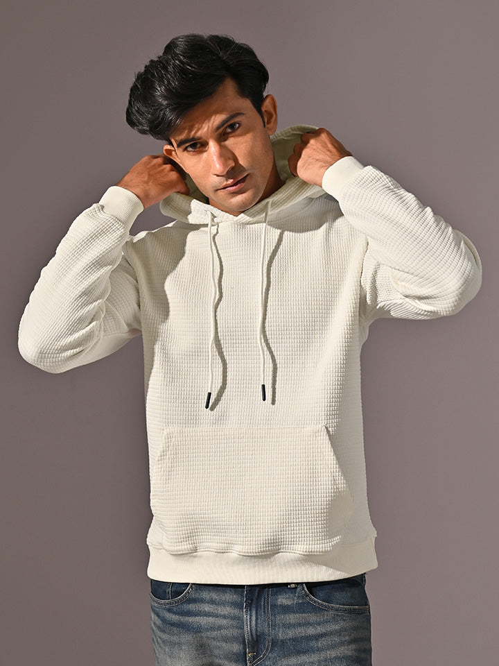 Waffle Knitted Sweatshirt - Nest