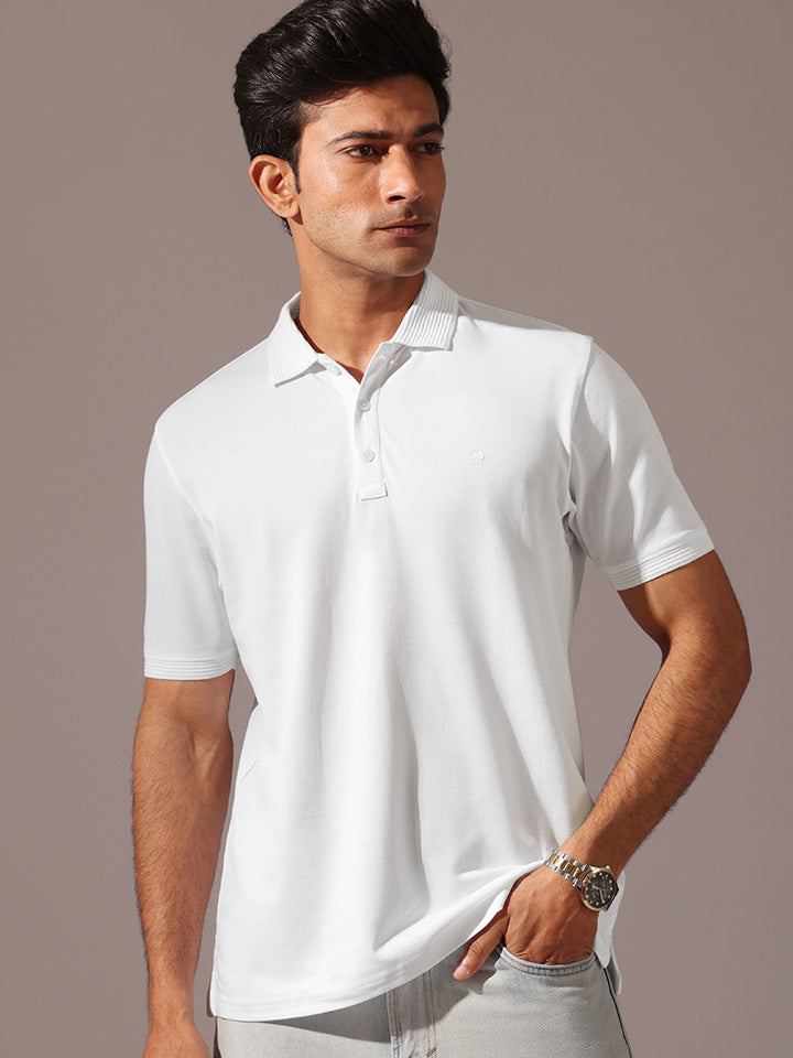 100% Supima Cotton Pique Knit Polo - Repose