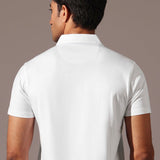 White Supima Cotton Polo T-Shirt