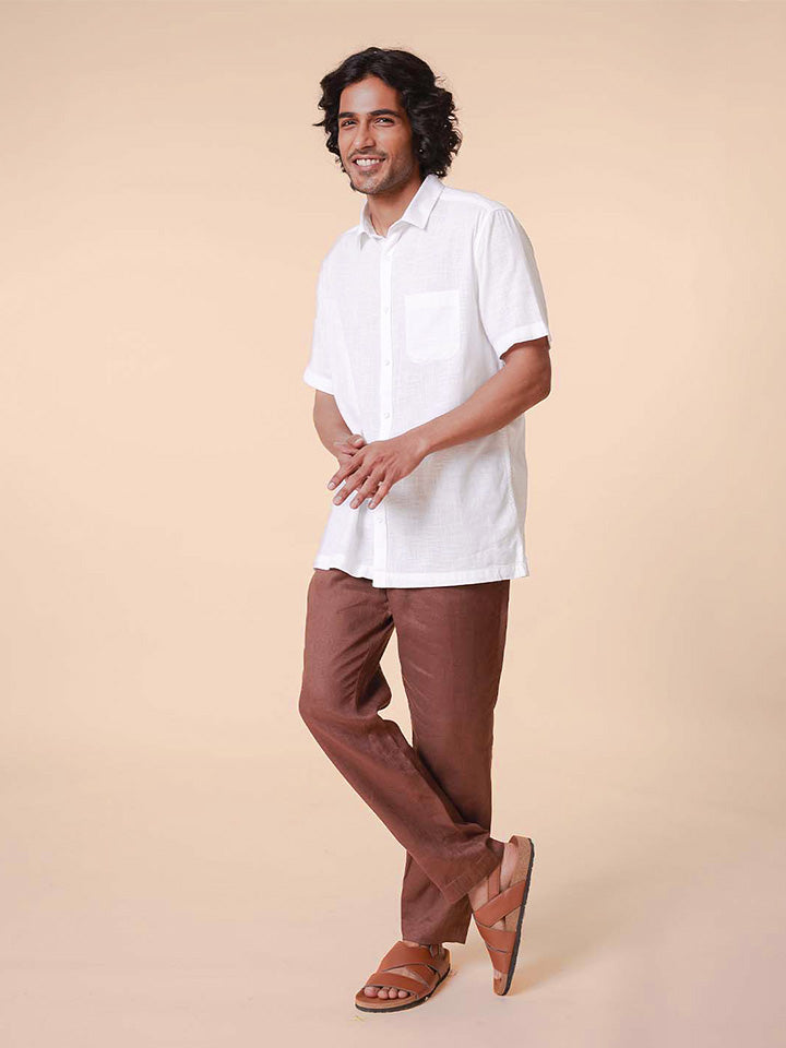 100% Cotton Half-sleeve Shirt - Nityam