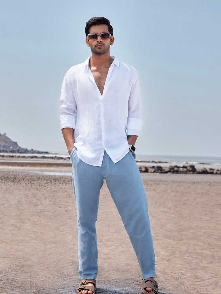 Essential 100% Linen Shirt - Se Relaxer