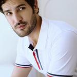 White Cotton Polo T-Shirt - Converge