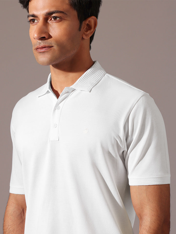 100% Supima Cotton Pique Knit Polo - Repose