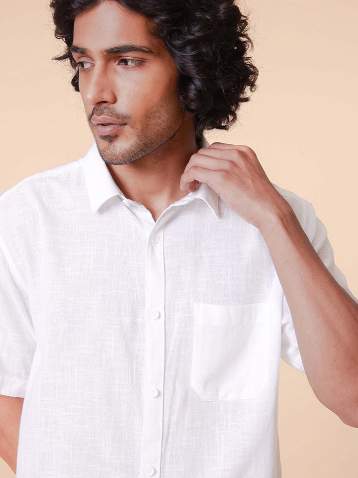 100% Cotton Half-sleeve Shirt - Nityam