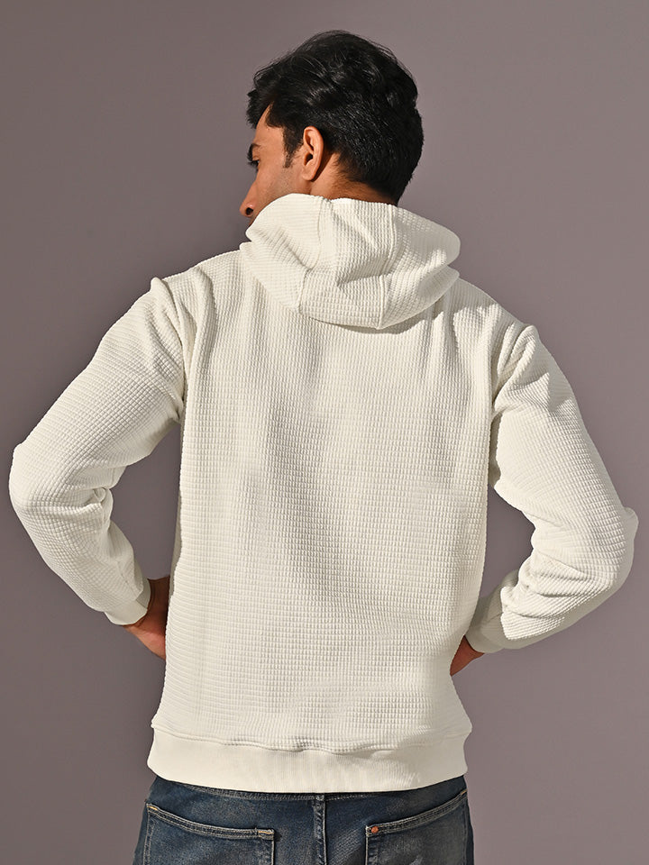 Waffle Knitted Sweatshirt - Nest