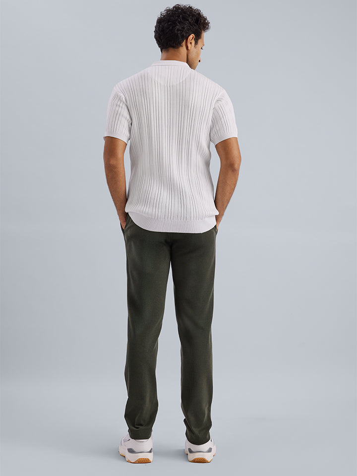 Cotton Flat Knit Polo - Ascend