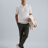 Cotton Flat Knit Polo - Ascend