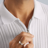 Cotton Flat Knit Polo - Ascend