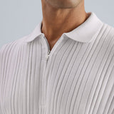 Cotton Flat Knit Polo - Ascend