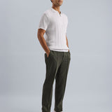 Cotton Flat Knit Polo - Ascend