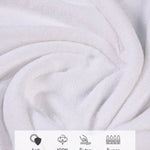 Snowy White 450 GSM Cotton Bath Towel