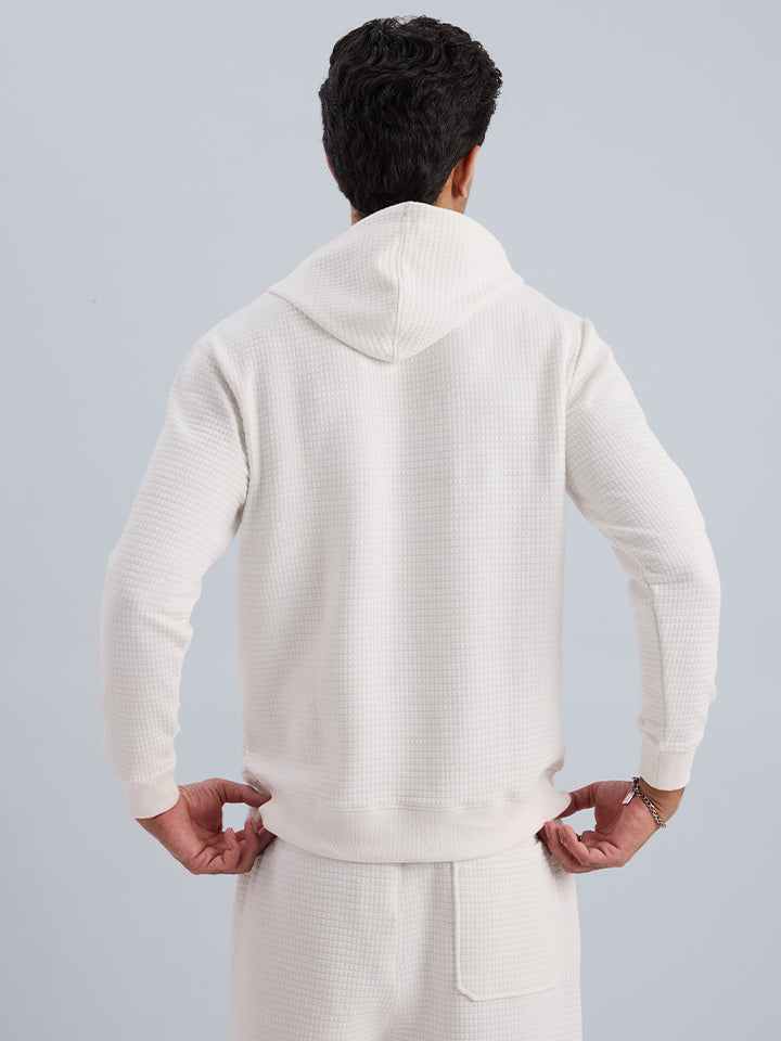 Waffle Knitted Sweatshirt - Nest