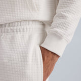 Waffle Knitted Joggers - Cove