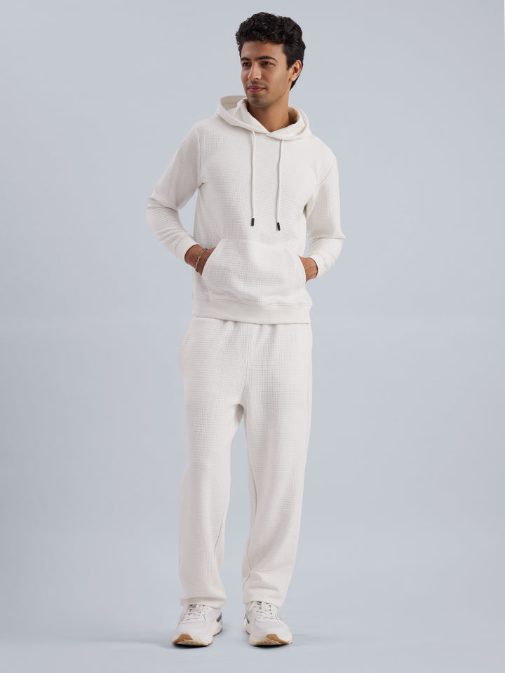 Waffle Knitted Joggers - Cove