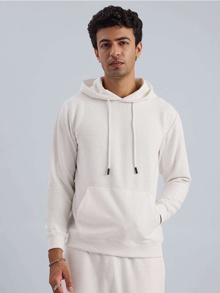 Waffle Knitted Sweatshirt - Nest
