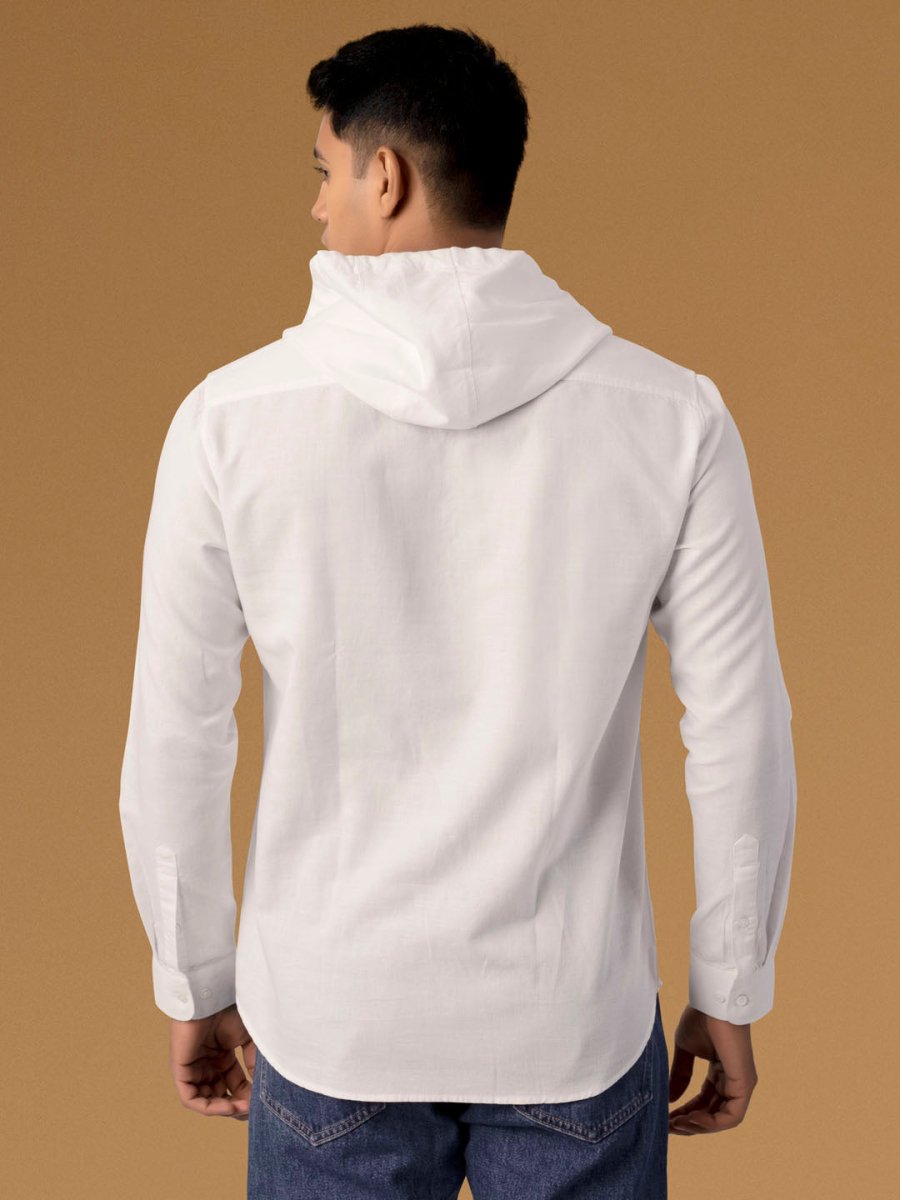 Zipper Collar Hoodie - Cocoon