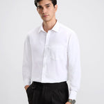 Daystart White Oxford Cotton Shirt