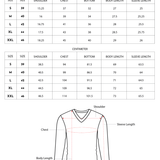 V-neck Full Sleeve Sweater - Den