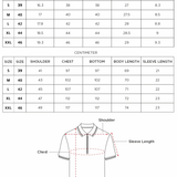 White Cotton Polo T-Shirt with Black Tipped Collar - Diverge