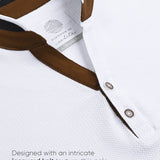 Mandarin Collar Polo T-shirt - Victory