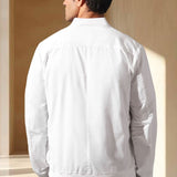 Cotton Zip-through Jacket - Enclave