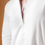 Cotton Zip-through Jacket - Enclave