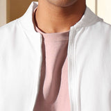 Cotton Zip-through Jacket - Enclave