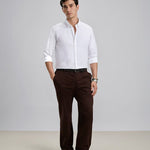 Everyday White Cotton Cutaway Collar Shirt