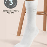 Knitted Cotton Socks - Flux (Pack of 3)
