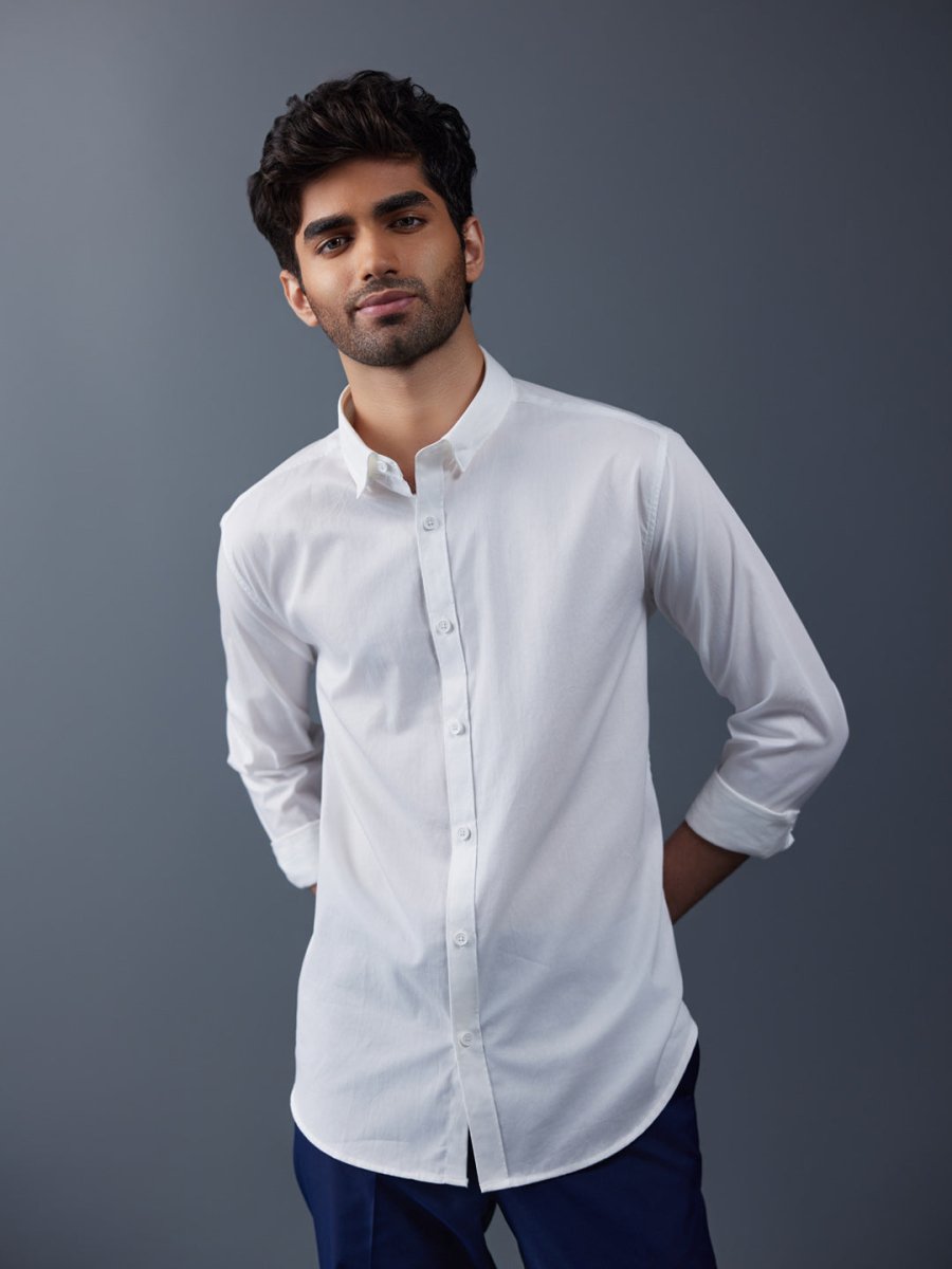 Cotton Twill Shirt (Pack of 2)