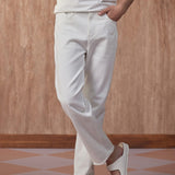 Cloudwalk White Distressed Regular Denim
