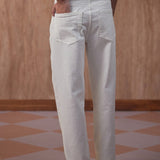 Cloudwalk White Distressed Regular Denim