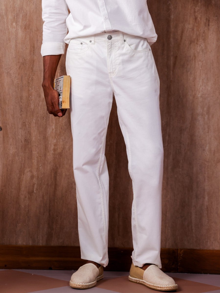 5-Pocket Stretch Cotton Chinos - Move