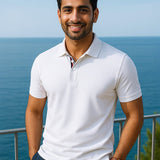 Essential 100% Cotton White Polo - Golfer