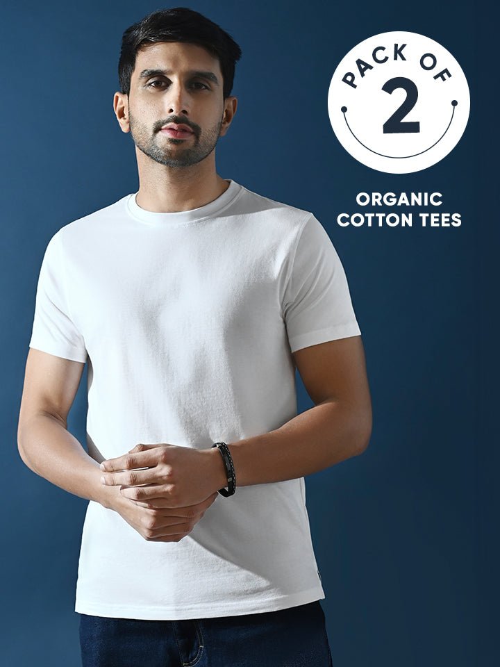 Organic Cotton T-shirt - Habit (Pack of 2)