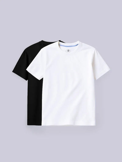 Habit Black & White Organic Cotton T-Shirt