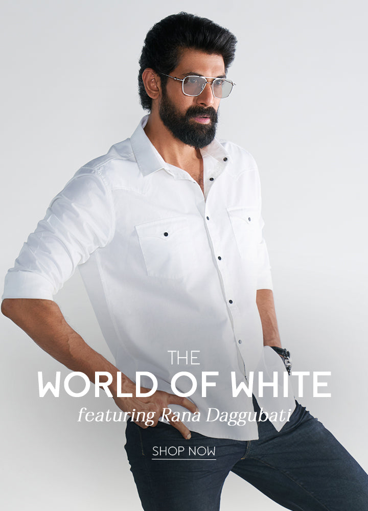 Rana Daggubati & Kingdom Of white's white shirts M