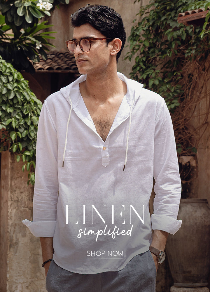 Linen white shirts of Kingdom of white M