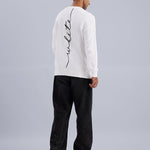 Imprint White Single Jersey Oversized Sweater