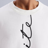 Single-Jersey Knitted Oversized Sweater - Imprint