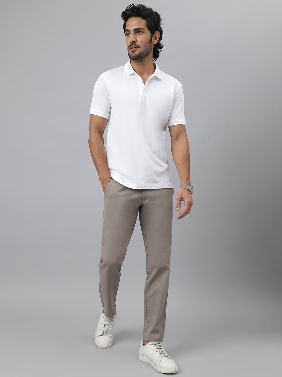 Essential 100% Cotton White Polo - Golfer