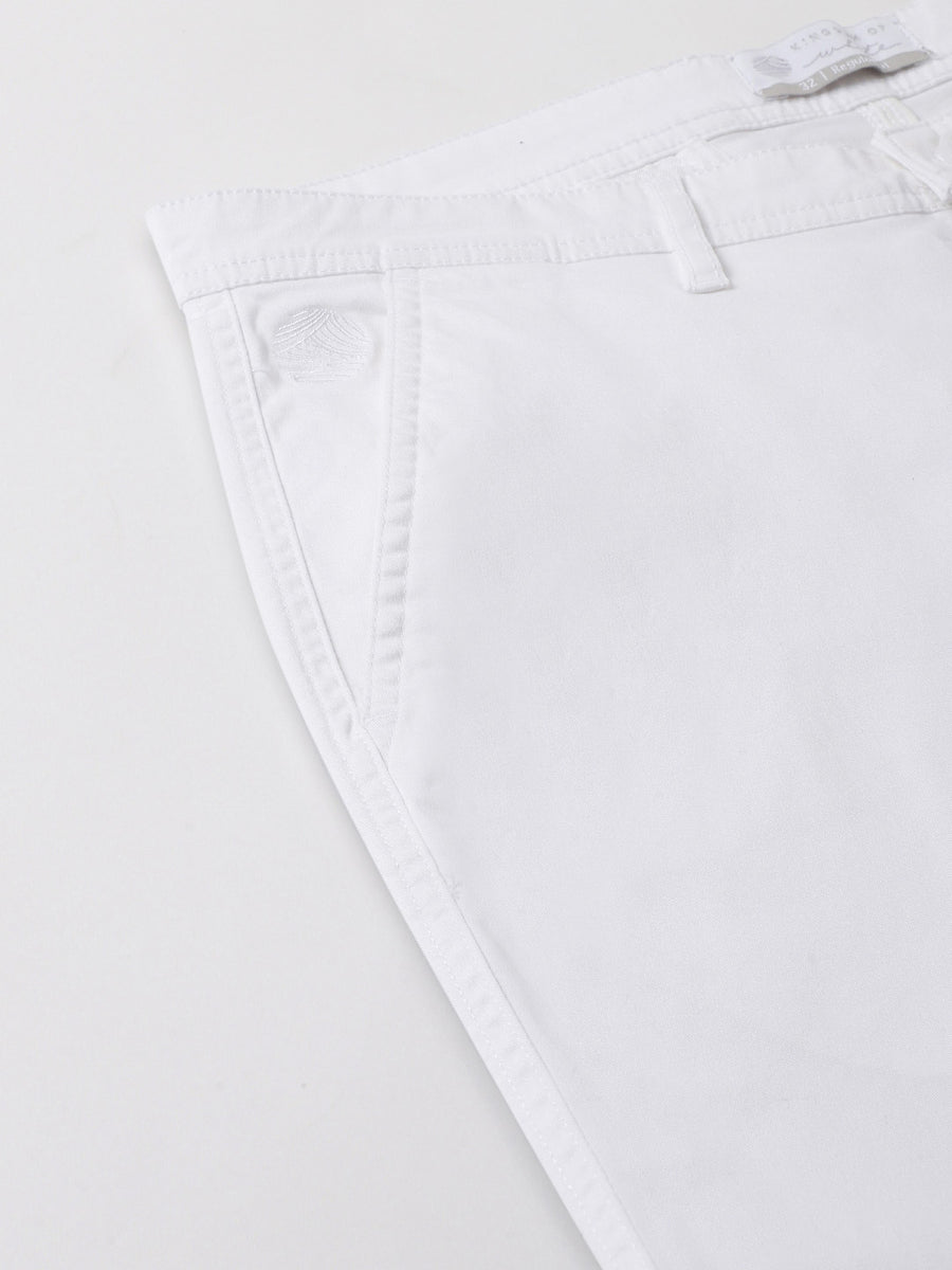 Essential Stretch Cotton White Shorts - Stroll