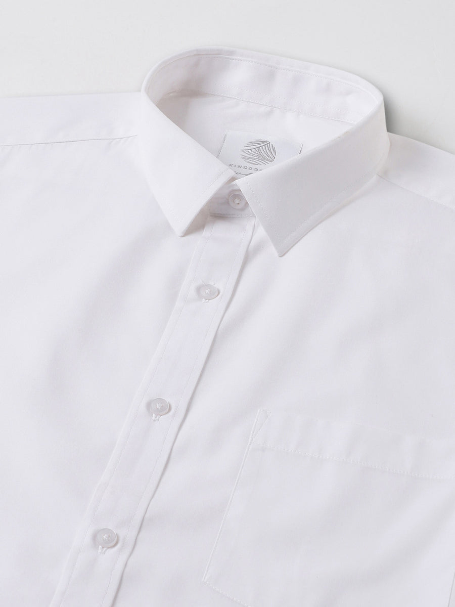 Classic Regular Fit White Shirt - Pristine