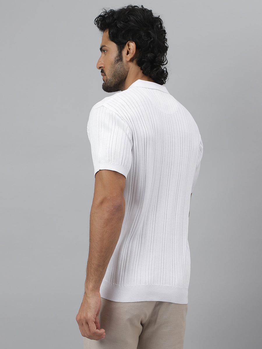 Cotton Knit Polo T-shirt - Ascend