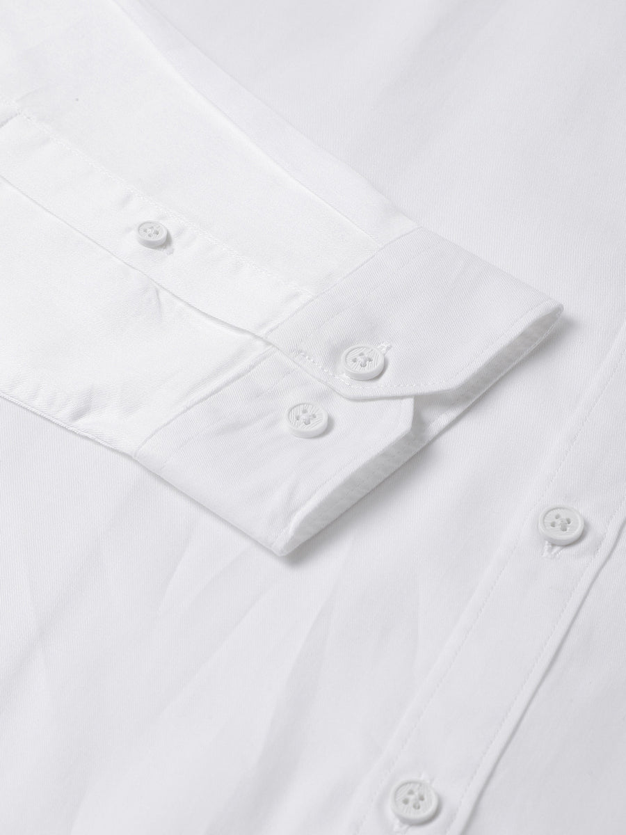 Classic Cotton Twill White Shirt - Everyday