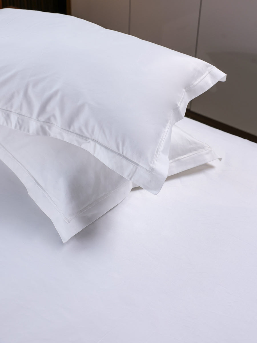 100% Cotton 400 Thread Count King Size Fitted Bed Linen Set - Plush