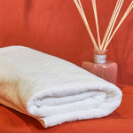 Snowy White 450 GSM Cotton Bath Towel