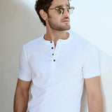 Cotton Henley T-shirt - Wisp