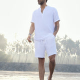 Pop Over Mandarin Shirt - Aer