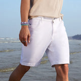 Verve Knitted Denim Shorts